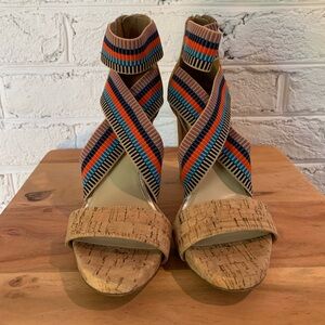 Jessica Simpson Pivero cork heels.